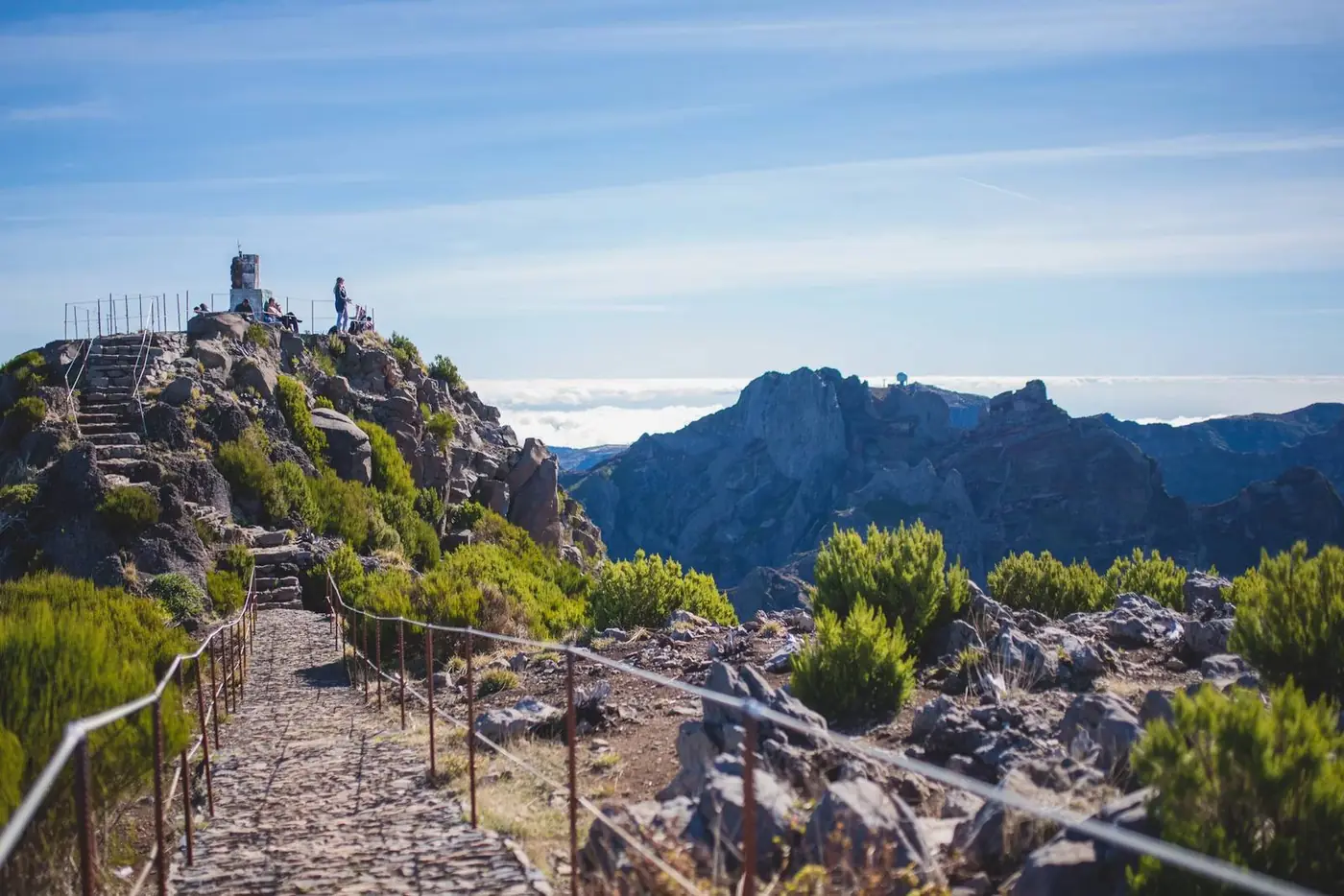 Sentier du Pico do Areeiro à Madère